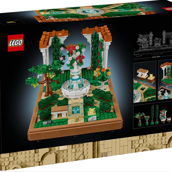***BRAND NEW!!***LEGO Fountain Garden with Greenery and Flowers set 10359 - Picture 5 of 5